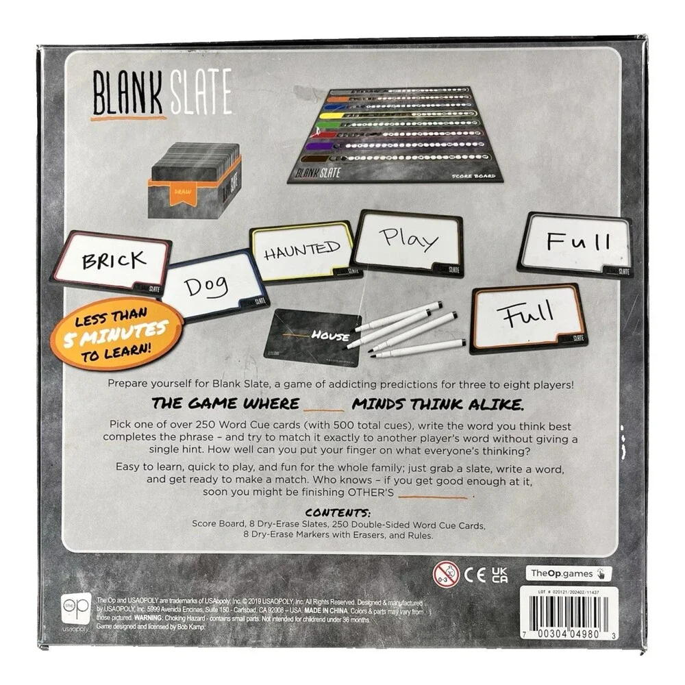 Usaopoly blank slate